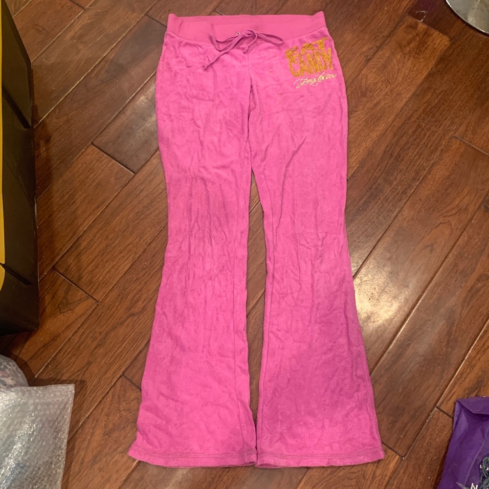 Juicy Couture eat candy velour sweats